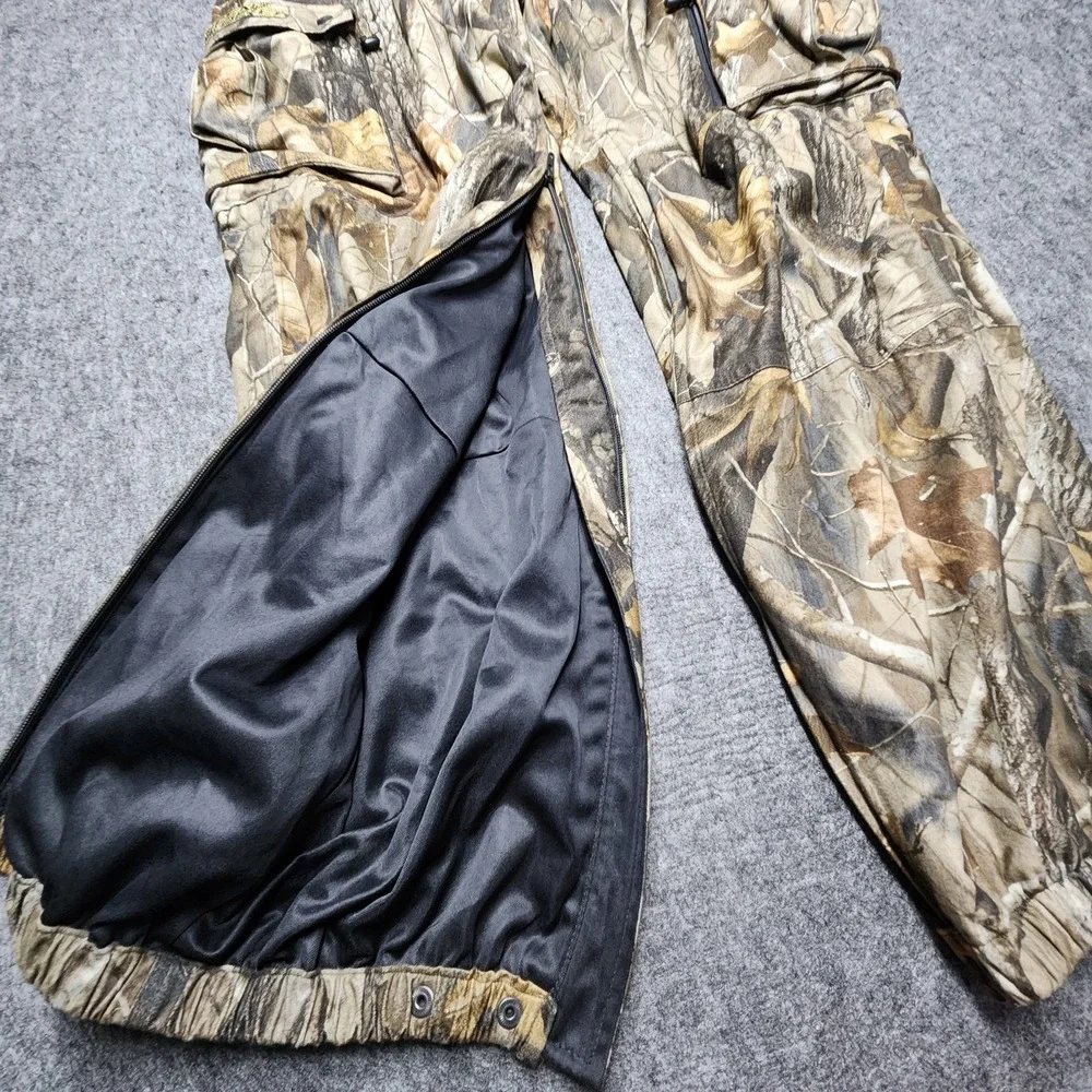 ScentBlocker Realtree Camo Blaze Orange Rainproof ProHunter Bibs Overalls XL